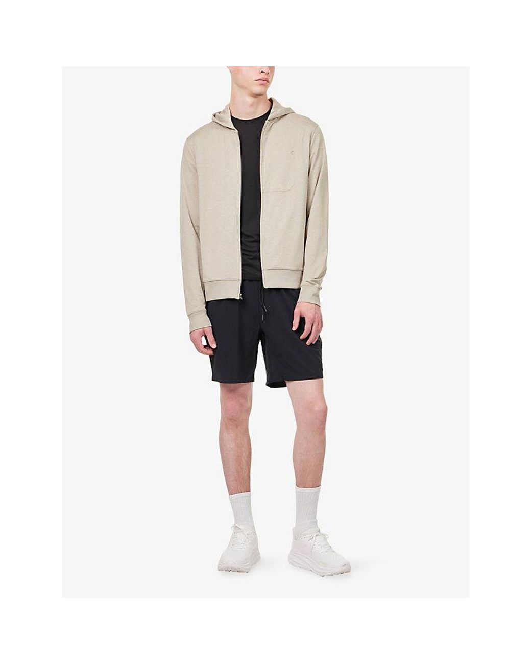 vuori Blue Elevate Kore 7' Lined Stretch-Woven Shorts for men