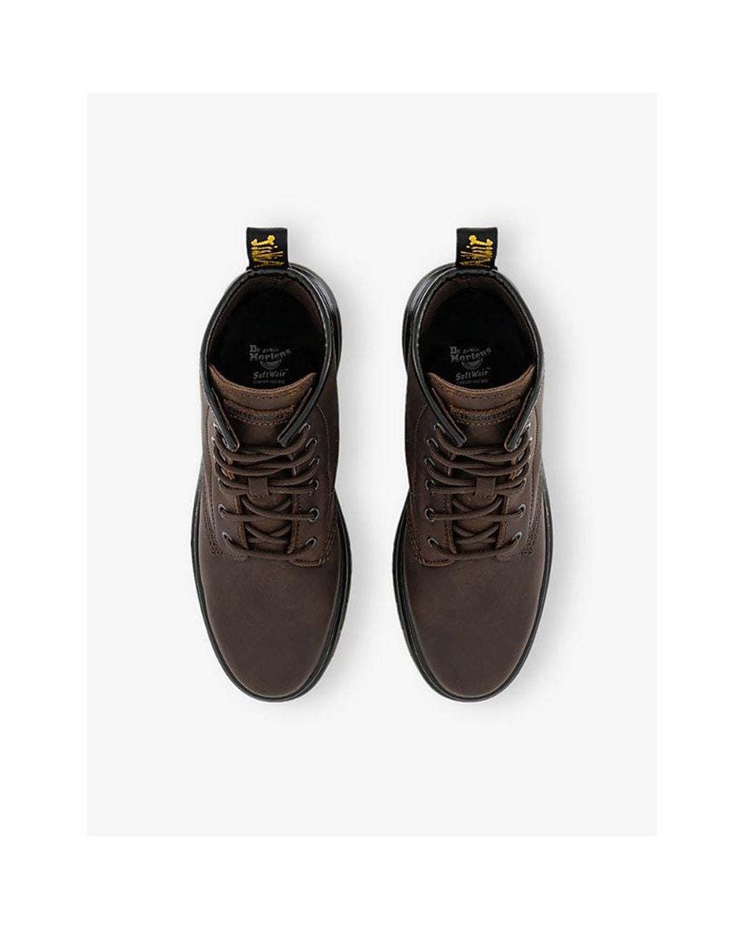 Dr. Martens Brown Brookline Chukka 6-Eye Leather Boots for men