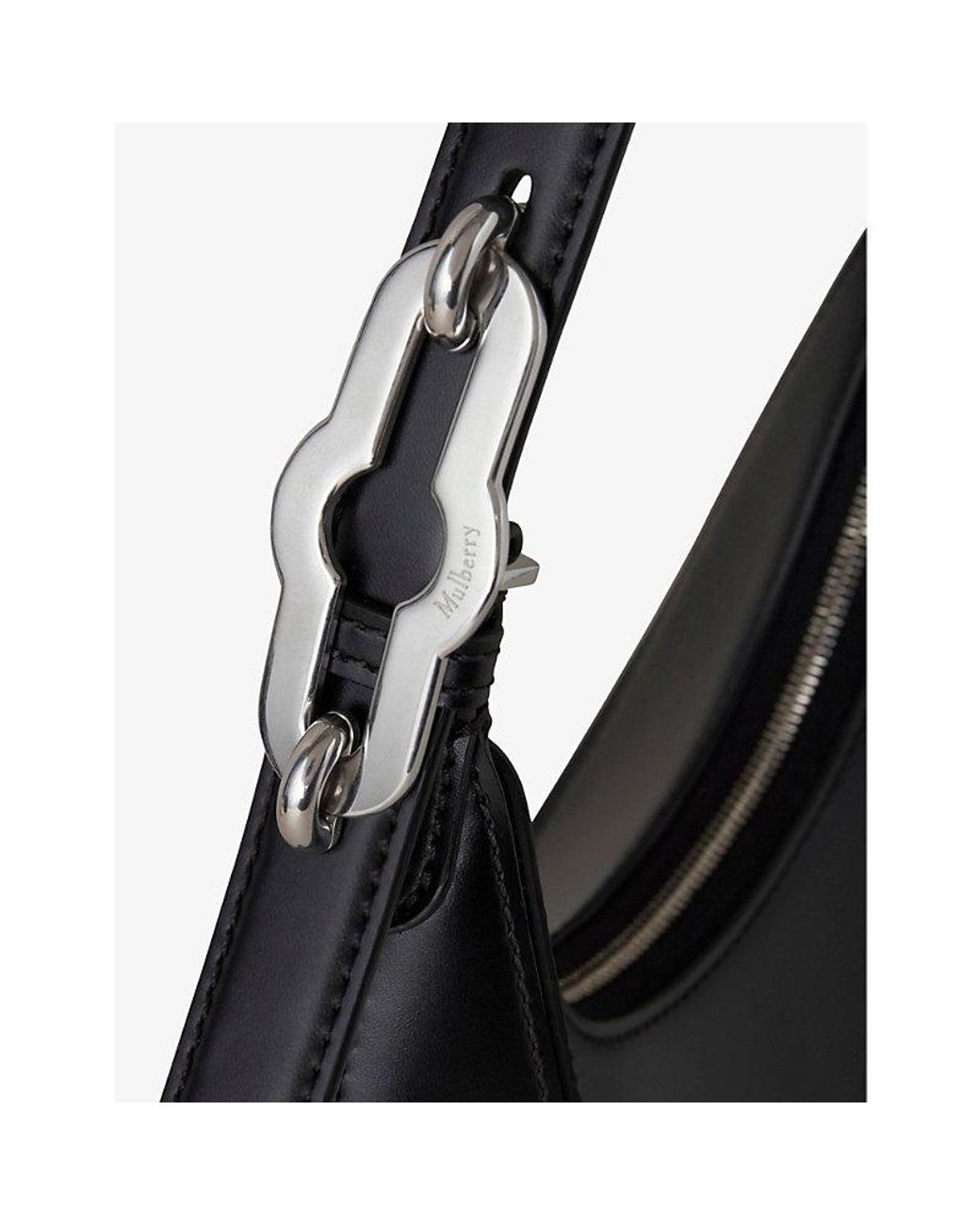 Mulberry Mini Pimlico Leather Hobo Bag in Black | Lyst