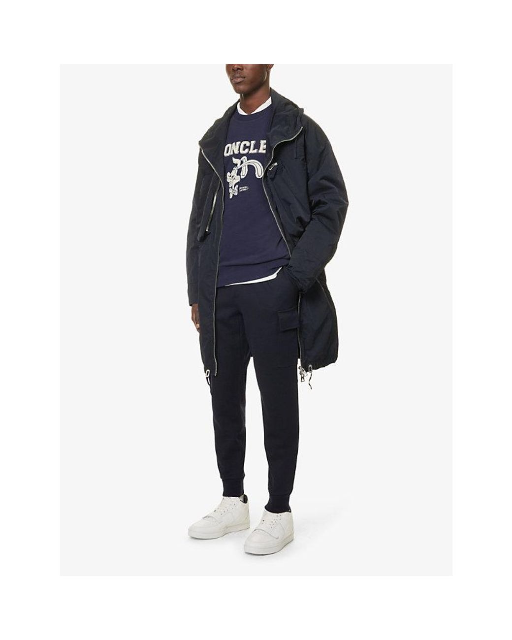 Moncler X Disney Roger Rabbit Brand-print Cotton-jersey Moncler X Disney Roger Rabbit Brand-print Cotton-jersey