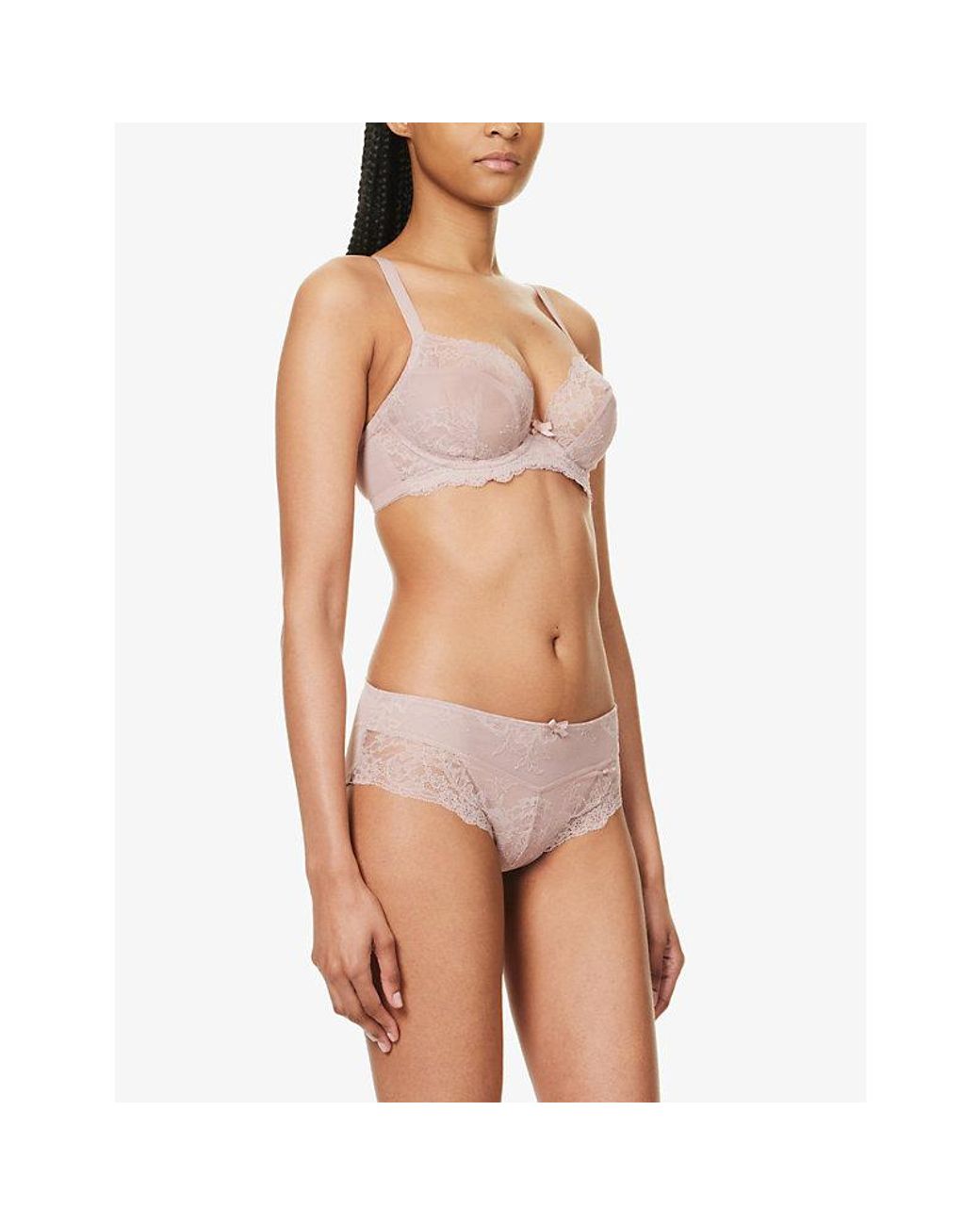Panache Multicolor Ana Lace Plunge Bra