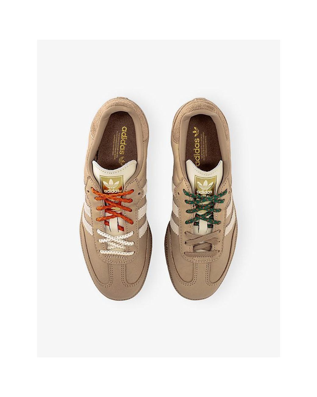 Adidas Natural Samba Og Leather Trainers