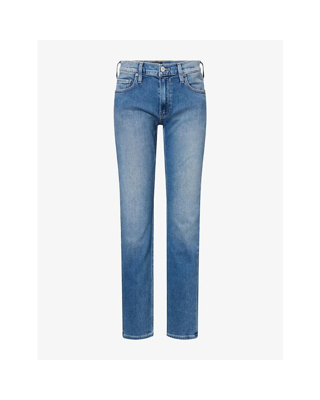 PAIGE Blue Lennox Slim-Fit Denim Jeans for men