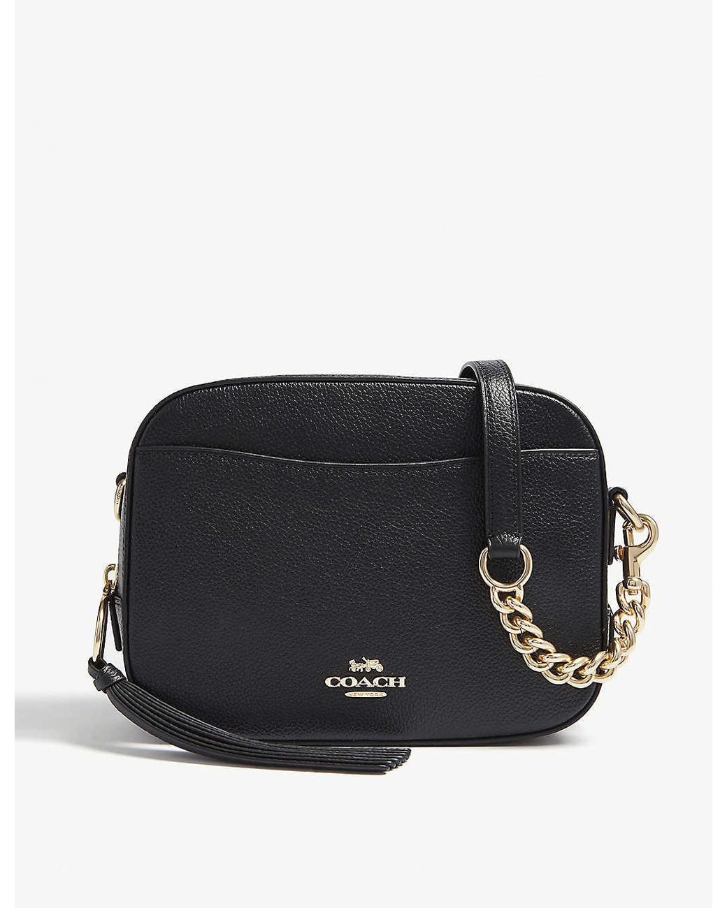 COACH Leather Camera Bag in Black Lyst