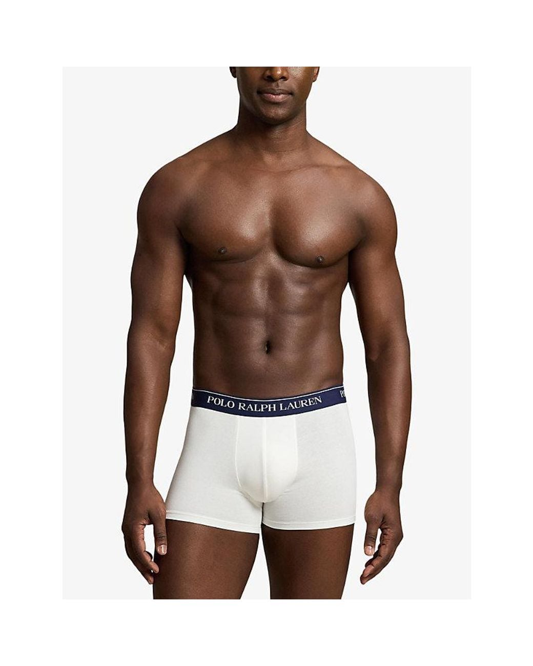 Polo Ralph Lauren Blue Branded-Waistband Pack Of Five Jersey Trunks for men