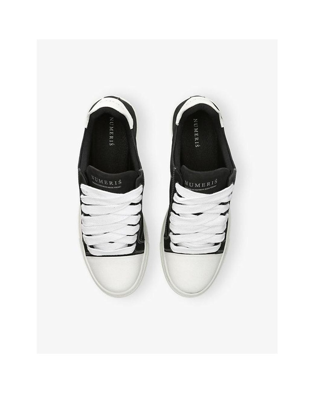 NUMERIS Black Atelier Suede Trainers for men