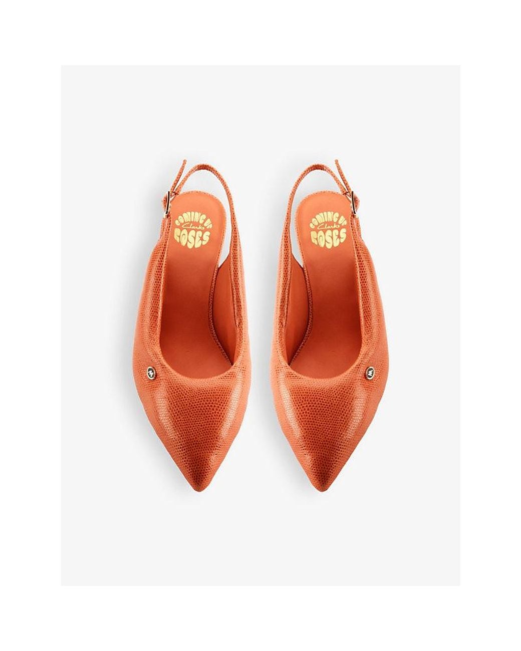 Clarks X Martine Rose Red Martine Rose X Clarks Sling 1 Padded Heeled Leather Courts