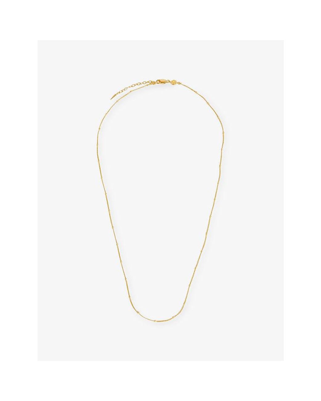 Missoma Metallic Bobble 18Ct Vermeil Long Chain Necklace