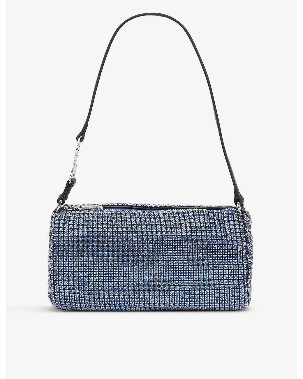 Juicy Couture Crystalembellished Woven Shoulder Bag in Blue Lyst UK
