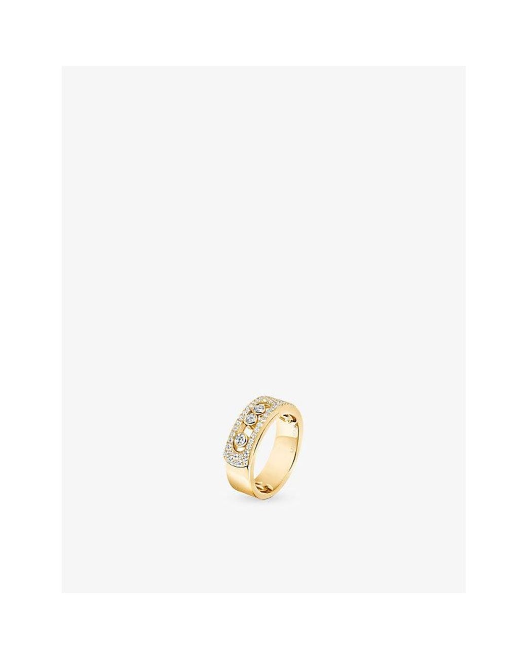 Messika Metallic Move Noa Pavé 18Ct And 0.46Ct Diamond Ring