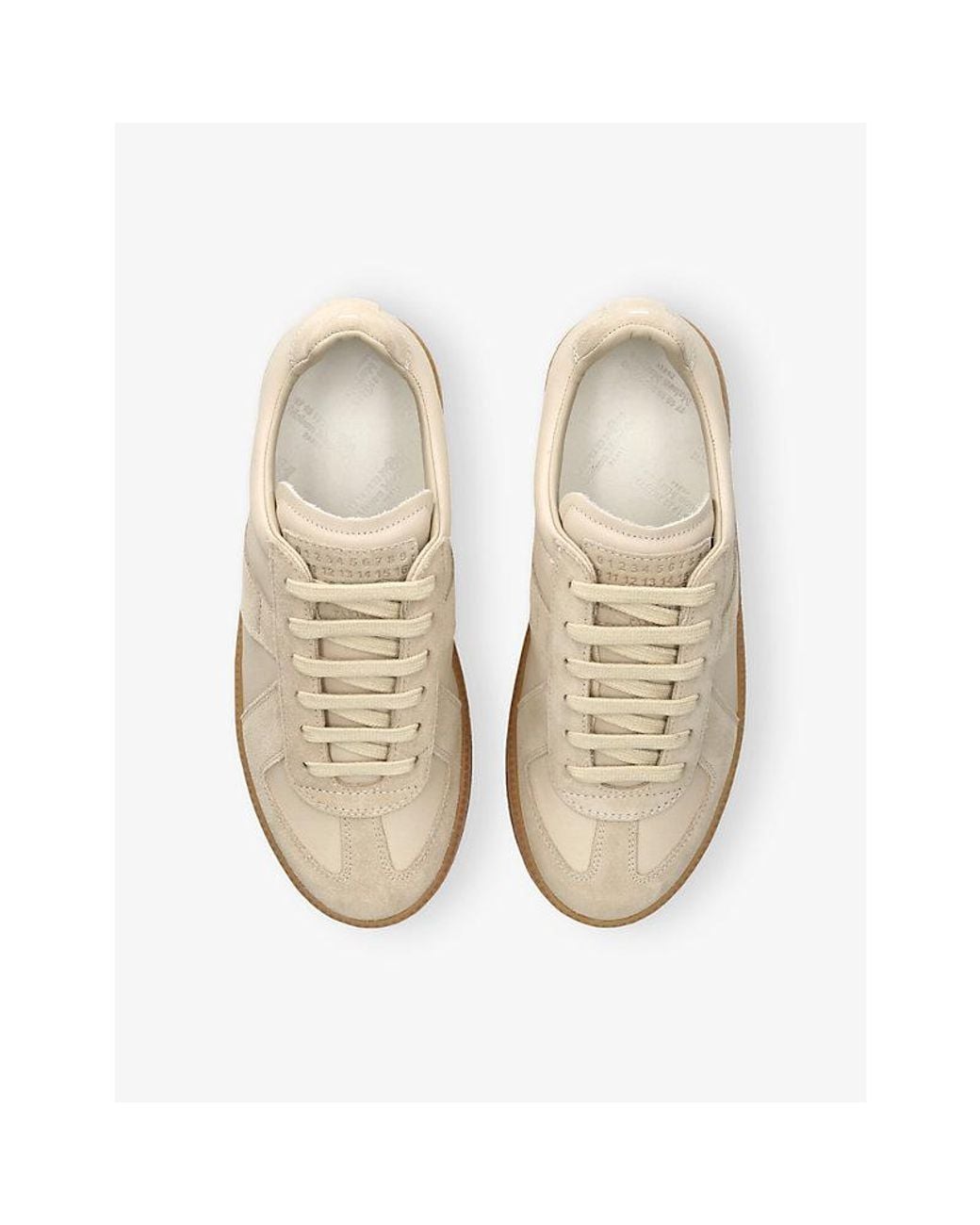 Maison Margiela Natural Chunky Replica Leather Trainers