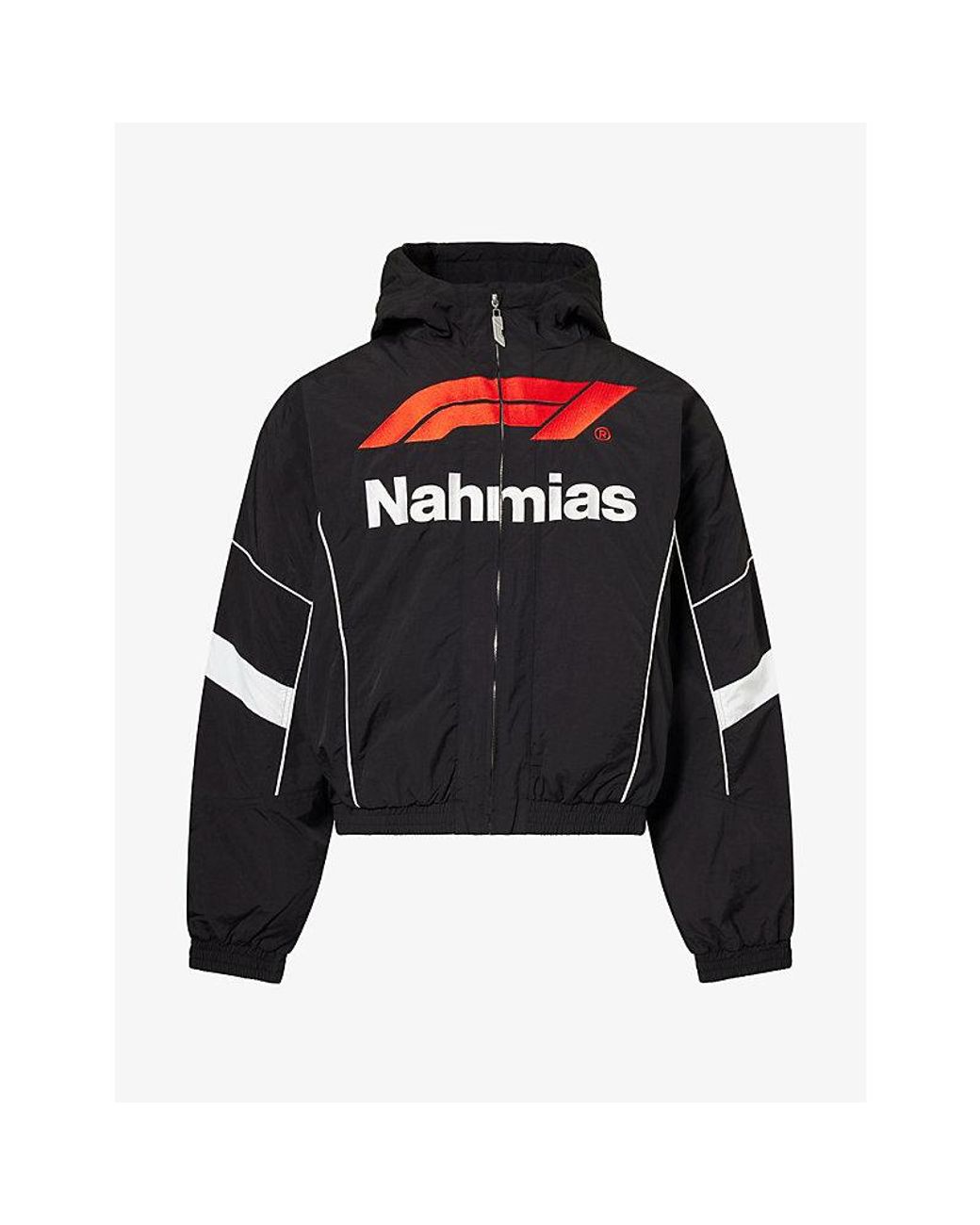 NAHMIAS Black F1 Warm Up Race Shell Jacket for men