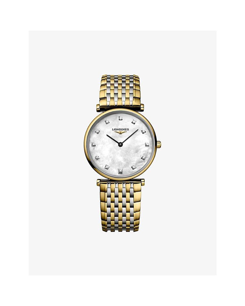 Longines Metallic L4.512.2.87.7 La Grande Classique De Pvd-Coated And 0.081Ct Diamond Quartz Watch for men