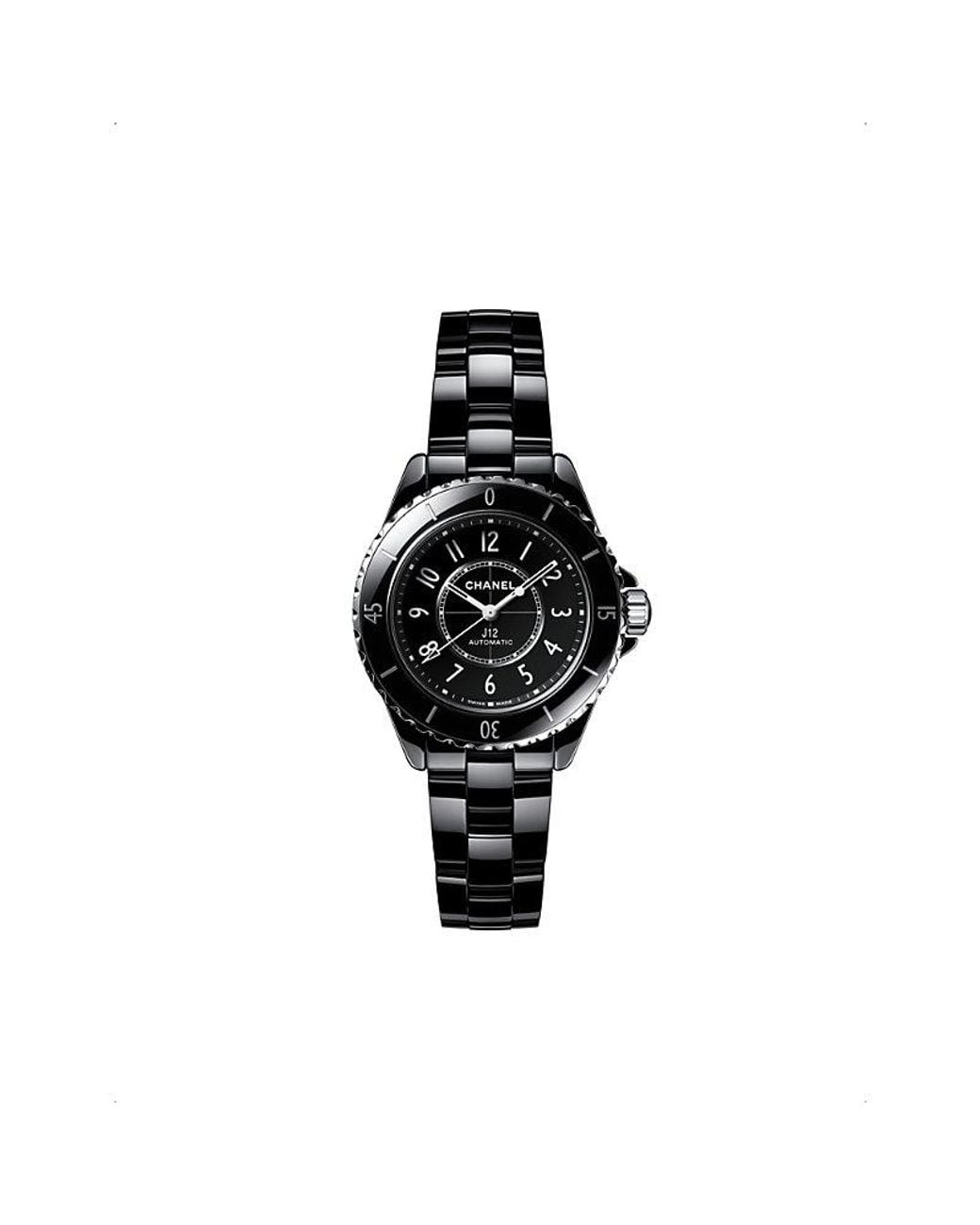Chanel Black H5696 J12 Ceramic And Steel Automatic Automatic Watch