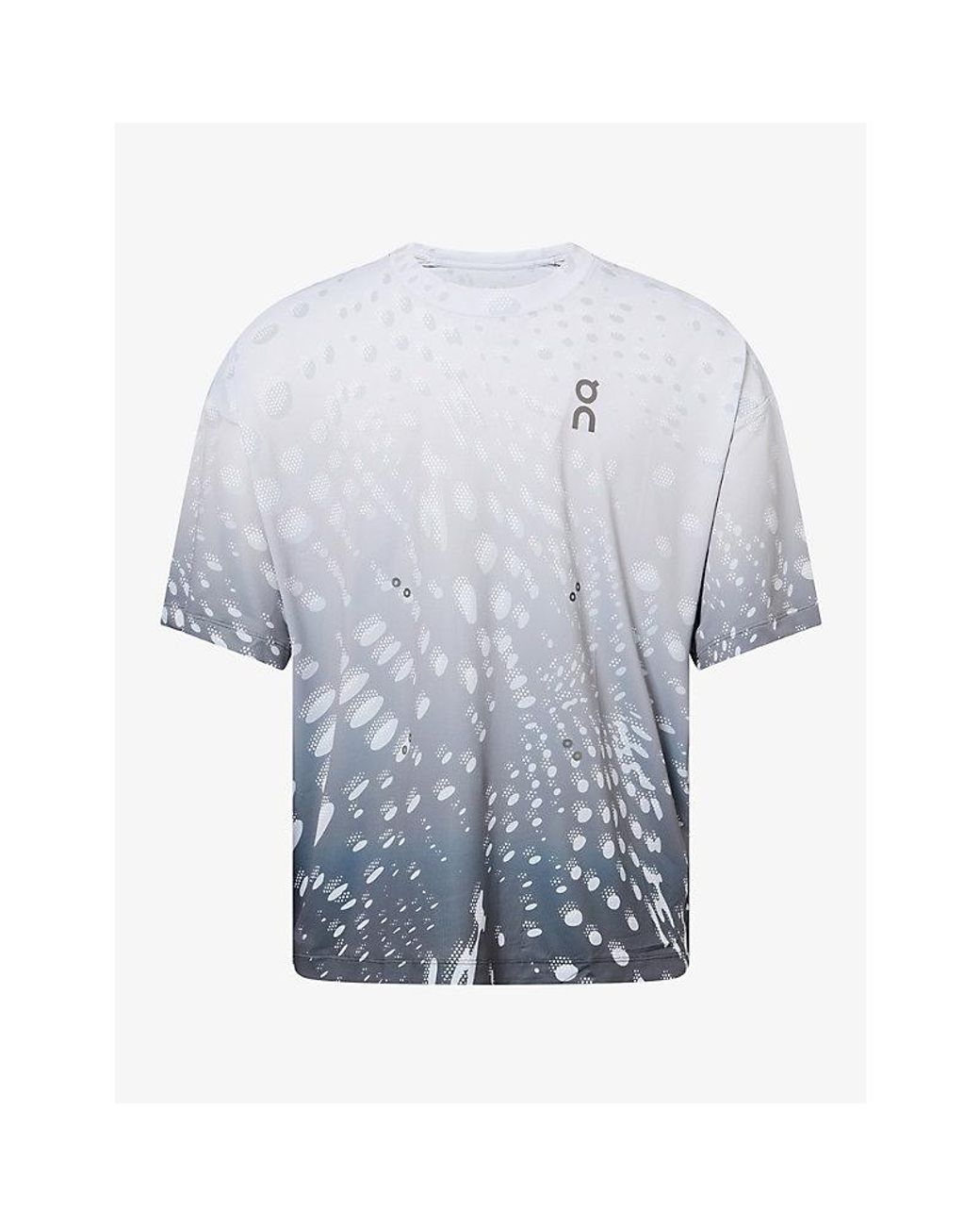 On Shoes Blue Performance Volt Stretch-Jersey T-Shirt for men