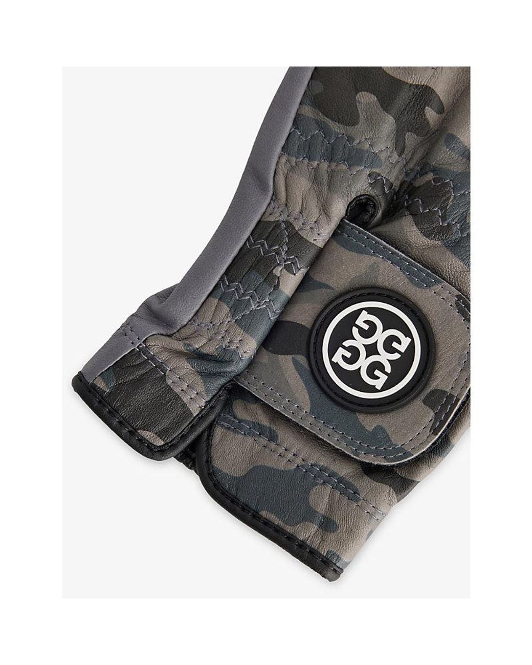 G/FORE Gray Signature Camouflage Leather Golf Glove for men