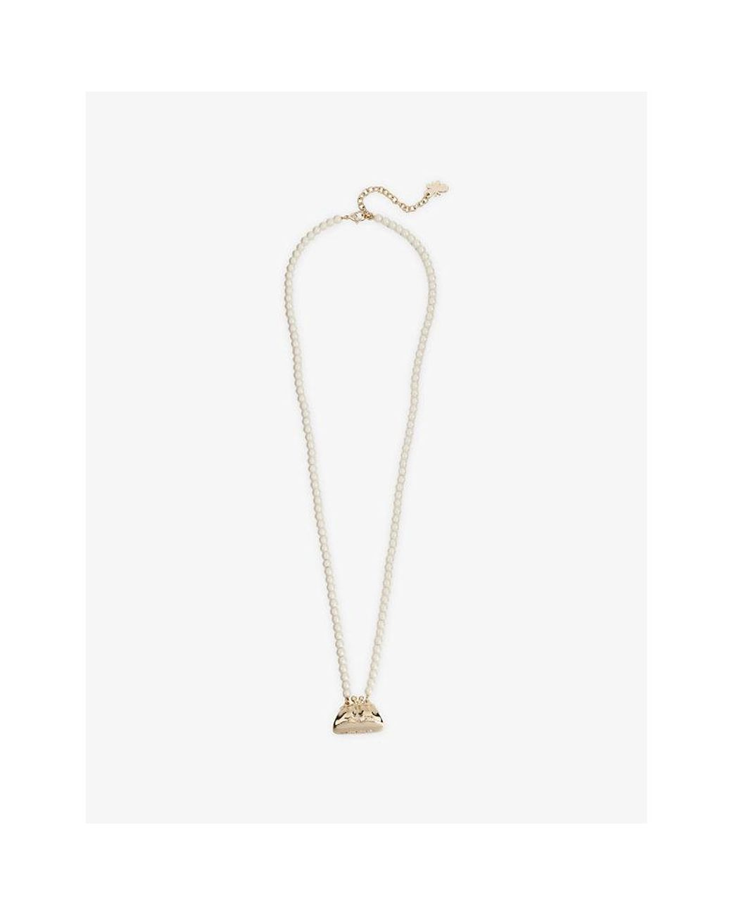 Weekend by Maxmara White Pasticcino Pendant Necklace