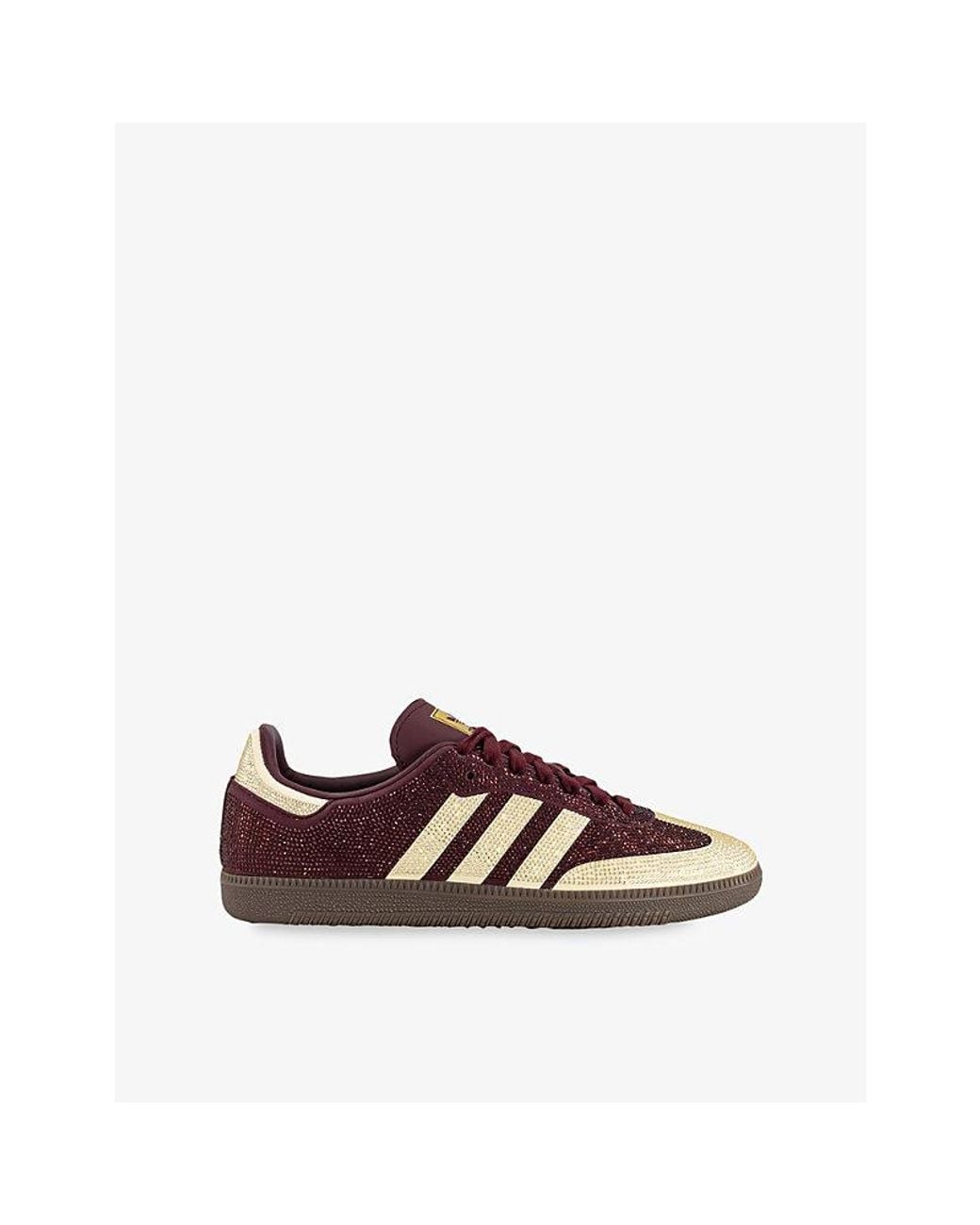 Adidas Brown Samba Og Suede Trainers