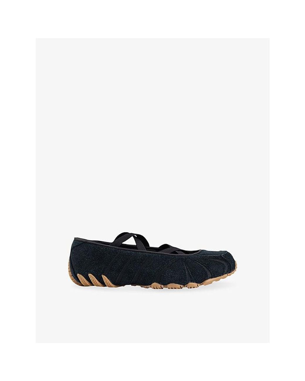 Adidas Blue Ghost Sprint Suede Ballet Flats