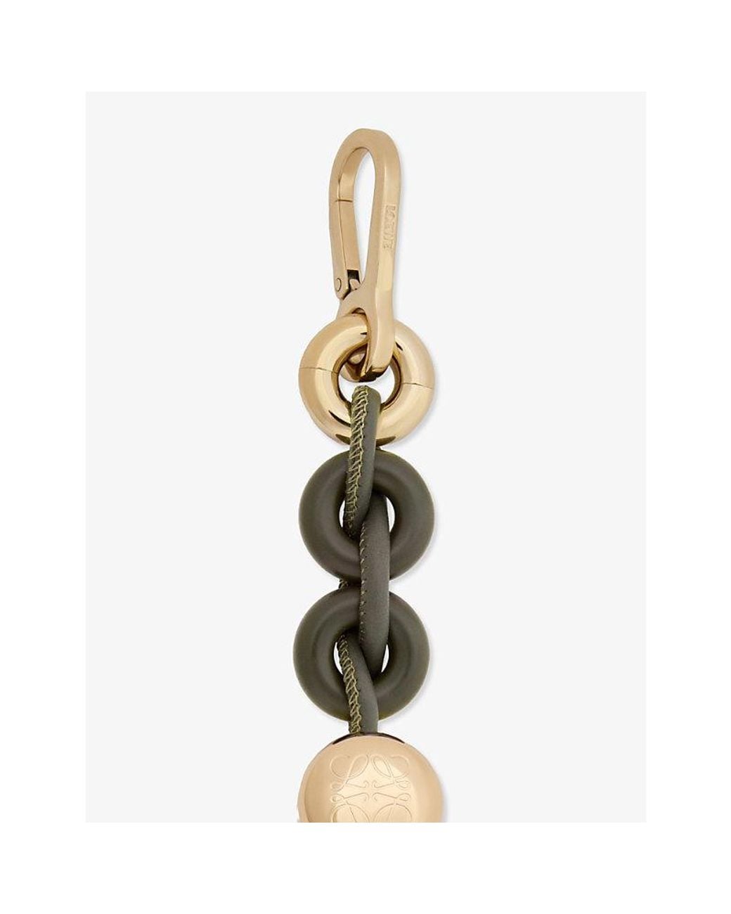 Loewe Metallic Donut Leather Chain Strap