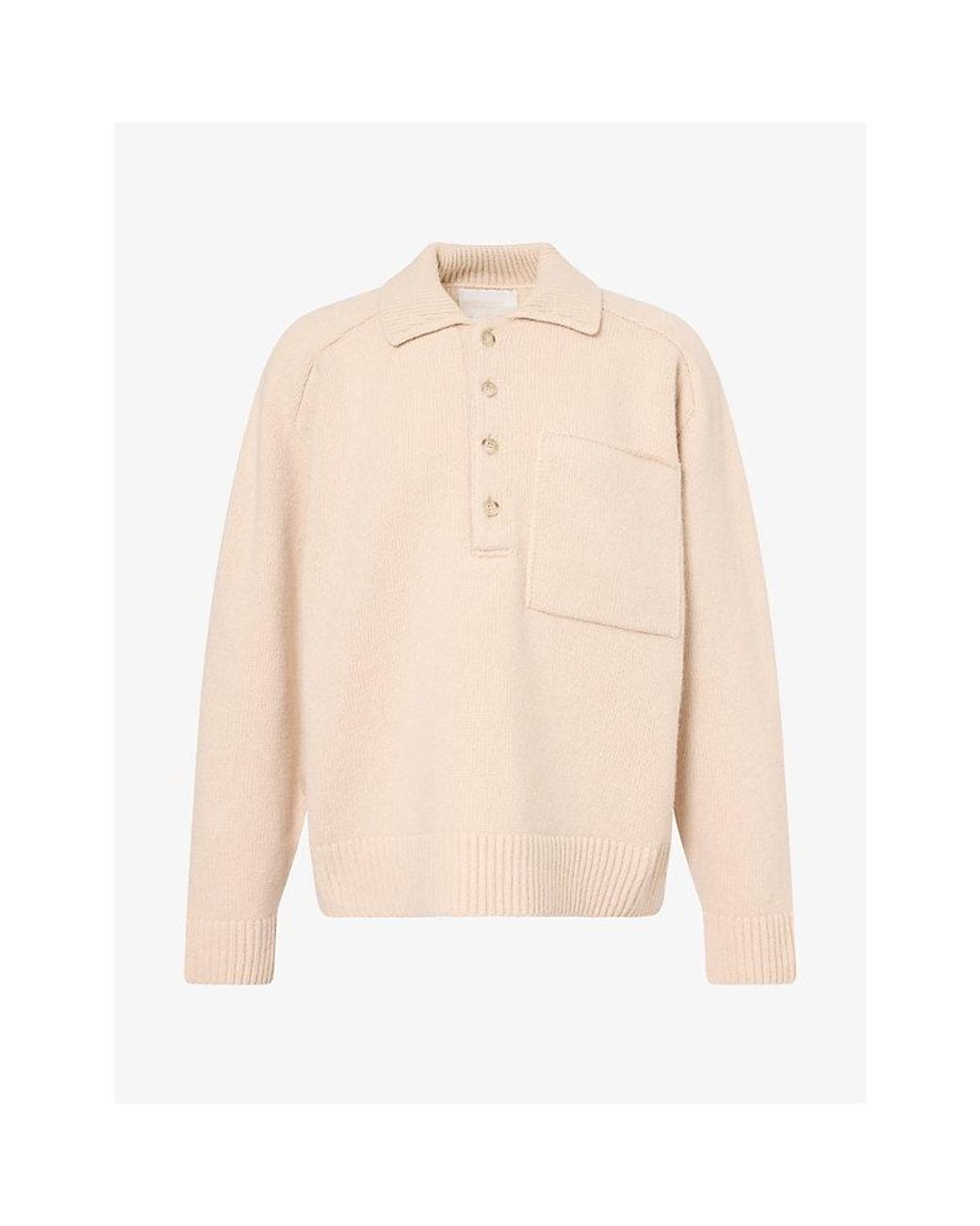Citizens of Humanity Natural Agatha Rugby Wool-And-Cashmere Jumper