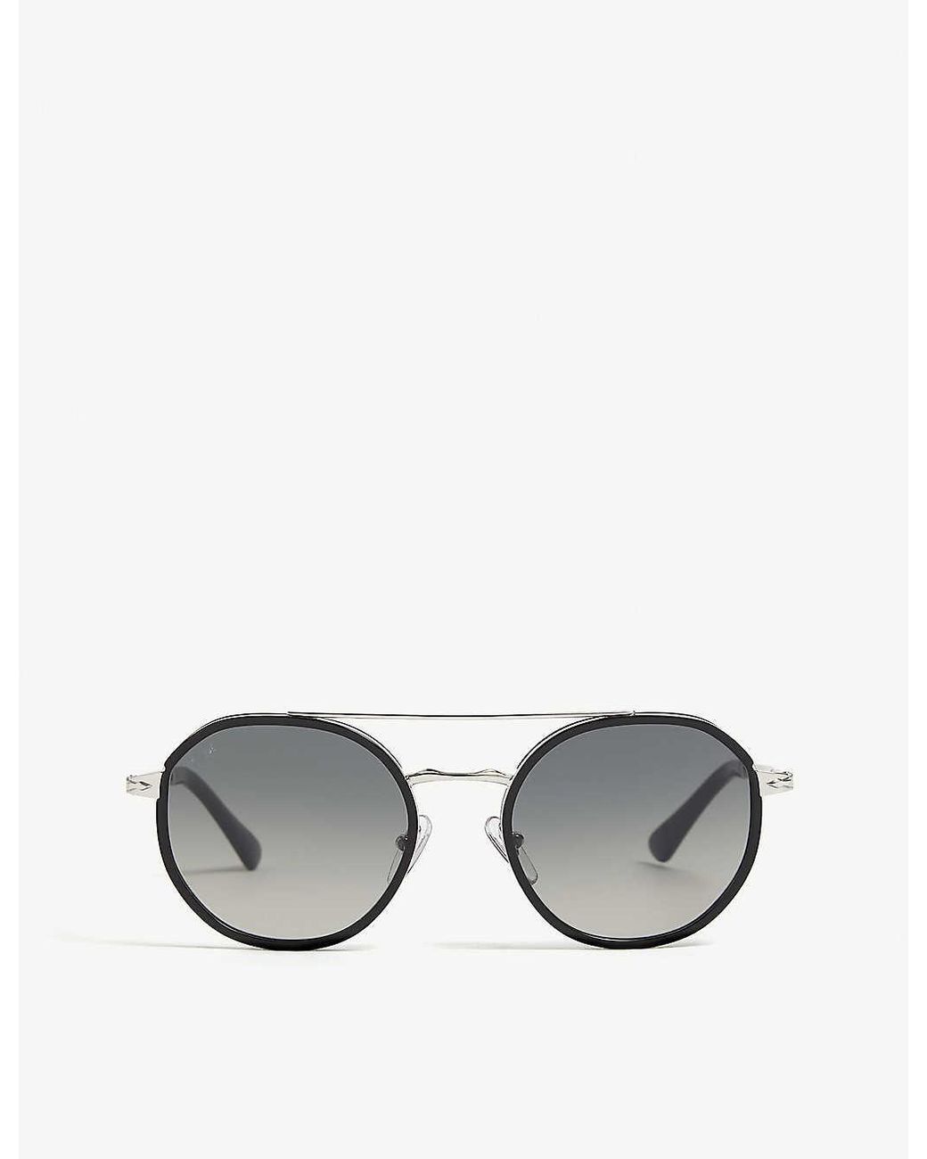 Persol 0po2456s Phantos Sunglasses In Silver Metallic For Men Lyst