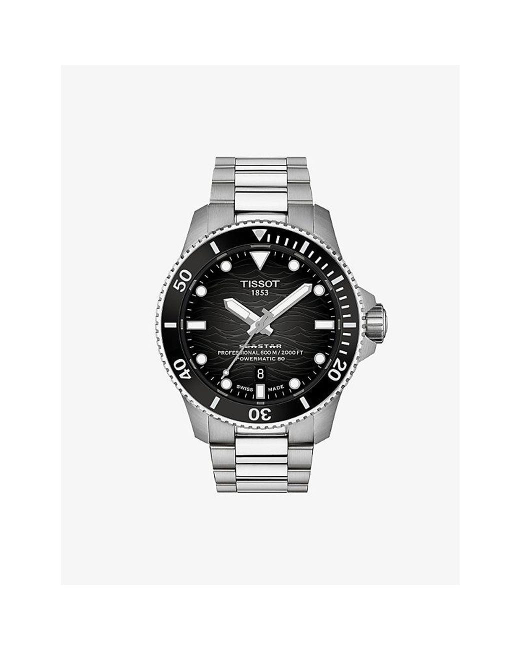Tissot Metallic Seastar 2000 Stainless-Steel And Ceramic Watch 44Mm