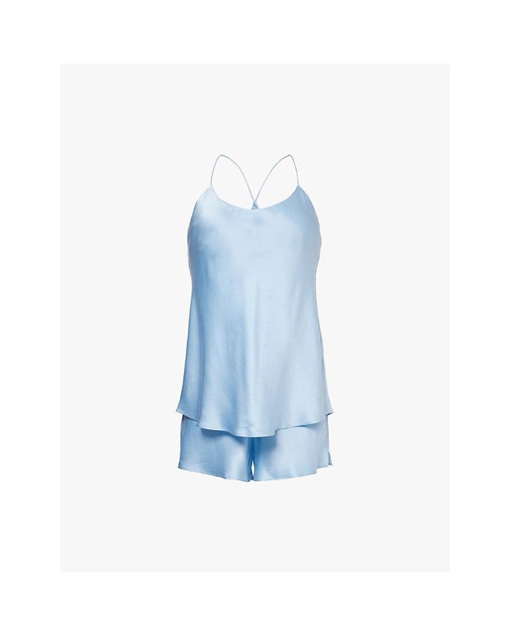 Pyjama En Soie Pure Olivia Von Halle Callisto - Taille S - Couleur Lilas - Neuf (léger Dommage Boîte)