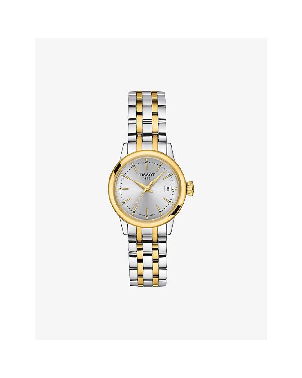 Tissot Metallic T129.210.22.031.00 Classic Dream Lady Stainless-Steel And Pvd-Coated Stainless-Steel Quartz Watch for men