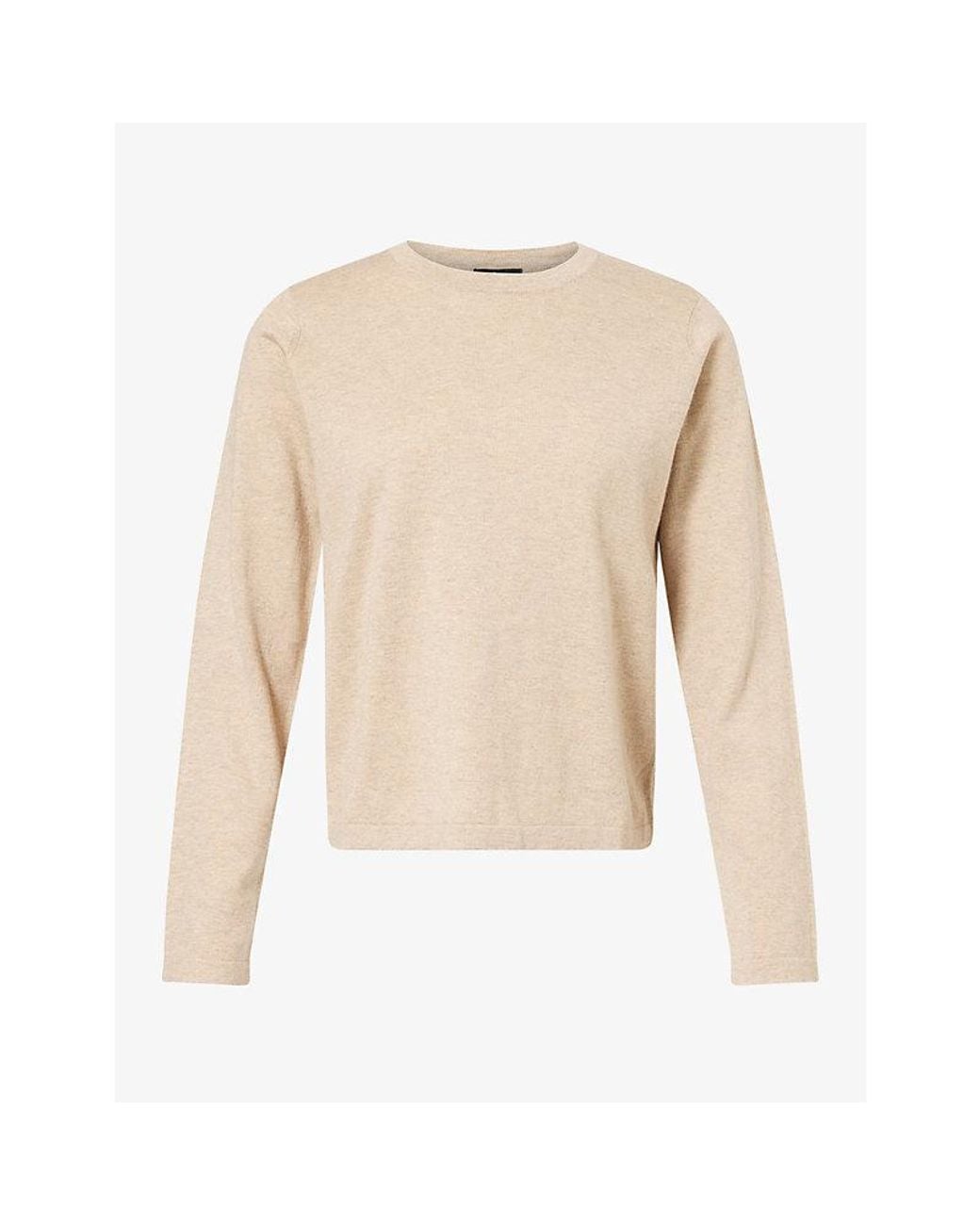 Rails Natural Round-Neck Cotton-Blend T-Shirt