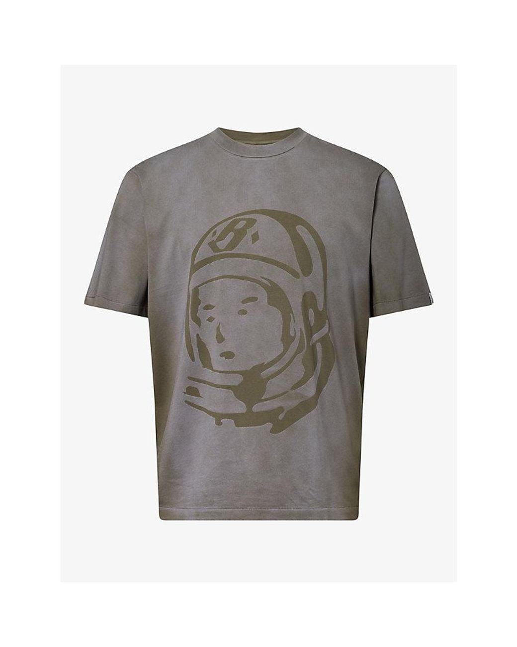 BBCICECREAM Gray Stencil Astro Cotton T-Shirt for men