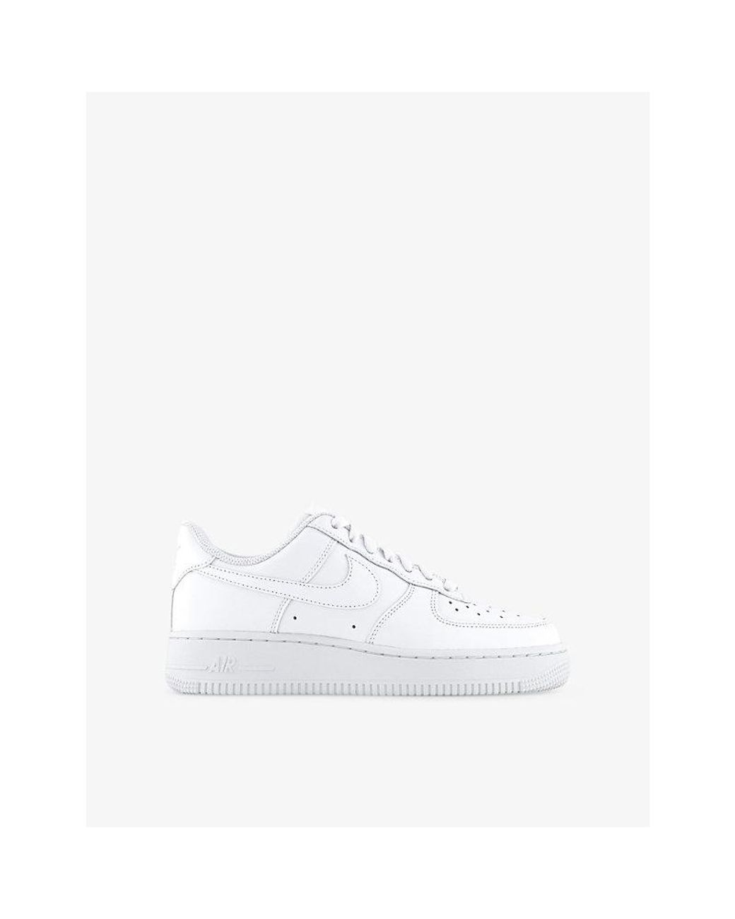 Nike White Air Force 1 '07 Low-Top Leather Trainers