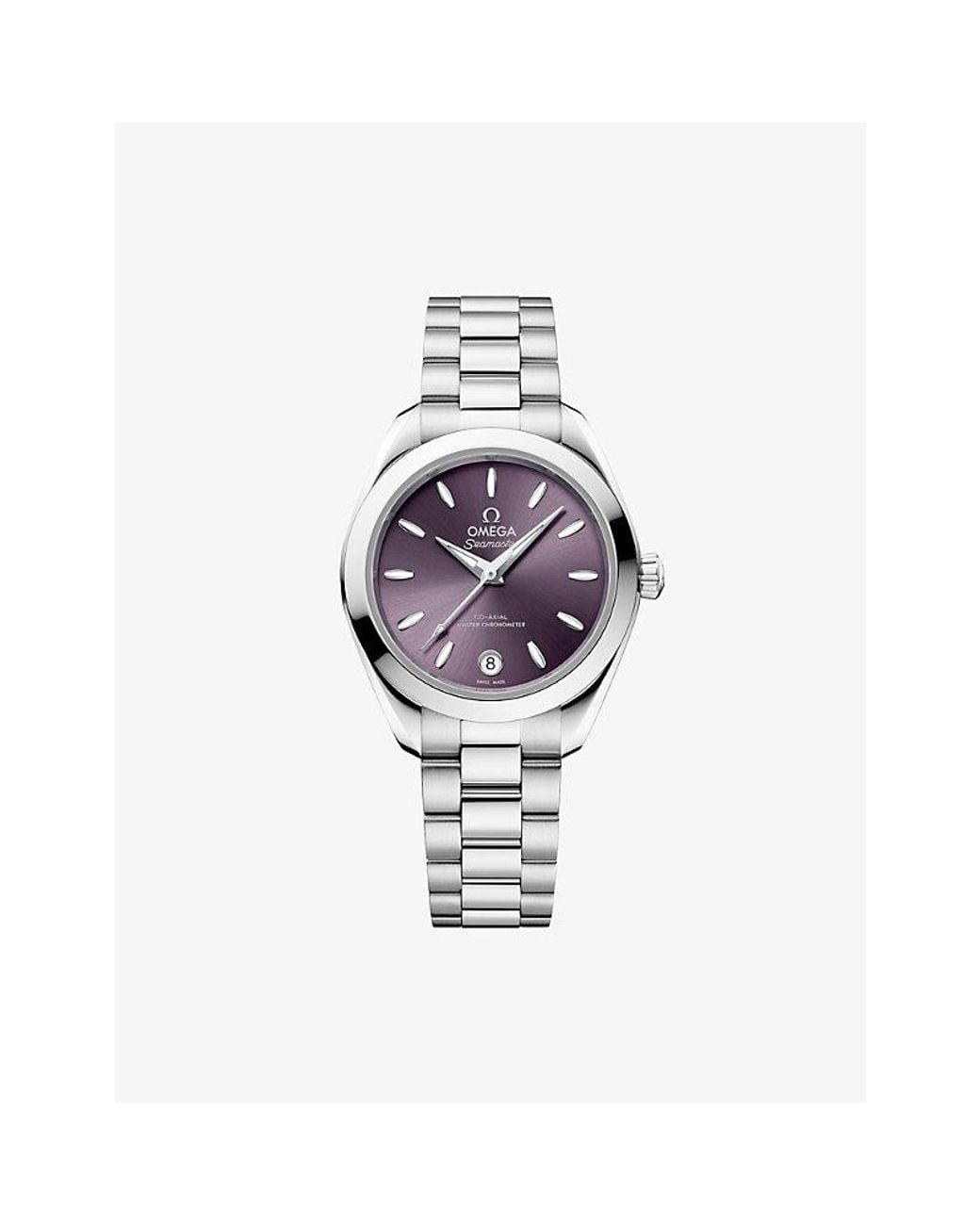 Omega Metallic Seamaster Aqua Terra 150M Stainless-Steel Watch 30Mm