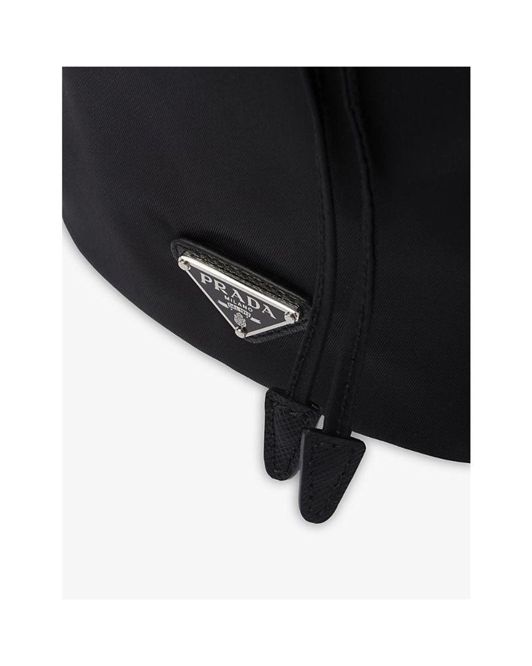 Prada Black Small Re-Nylon Woven Pouch