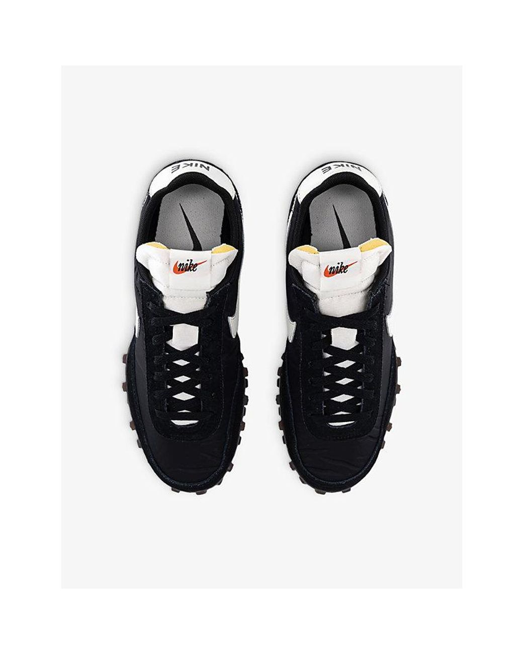 Nike Black Waffle Suede And Mesh Trainers for men