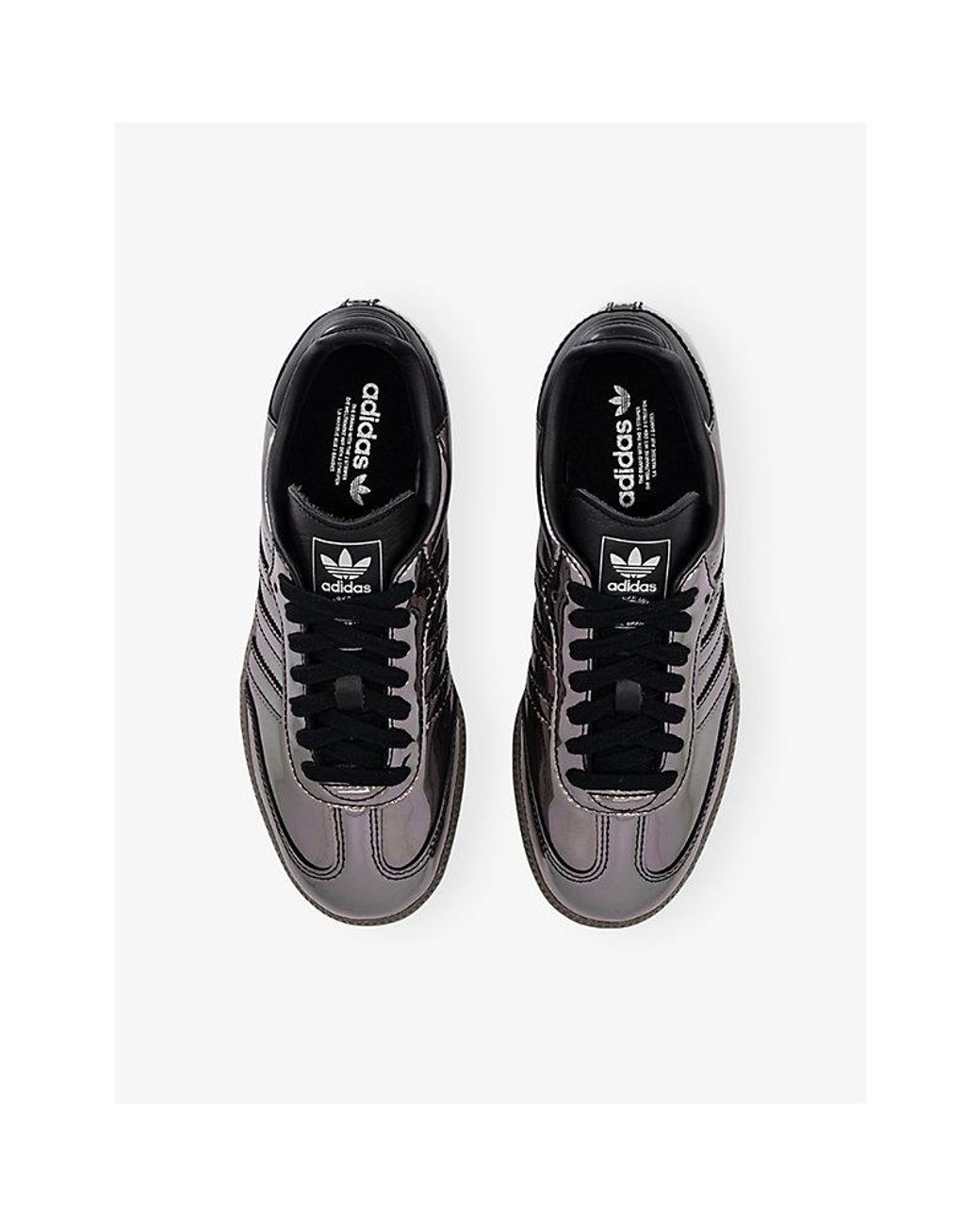 Adidas Black Samba Og Leather Trainers