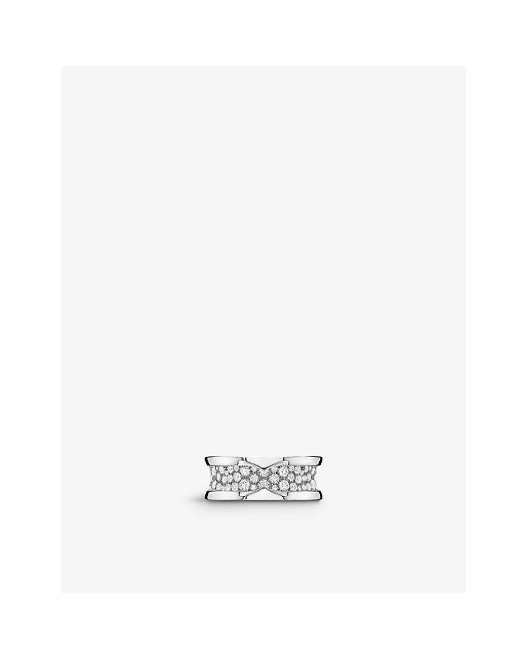 BVLGARI White B.Zero1 18Ct- And 1.63Ct Brilliant-Cut Diamond Ring