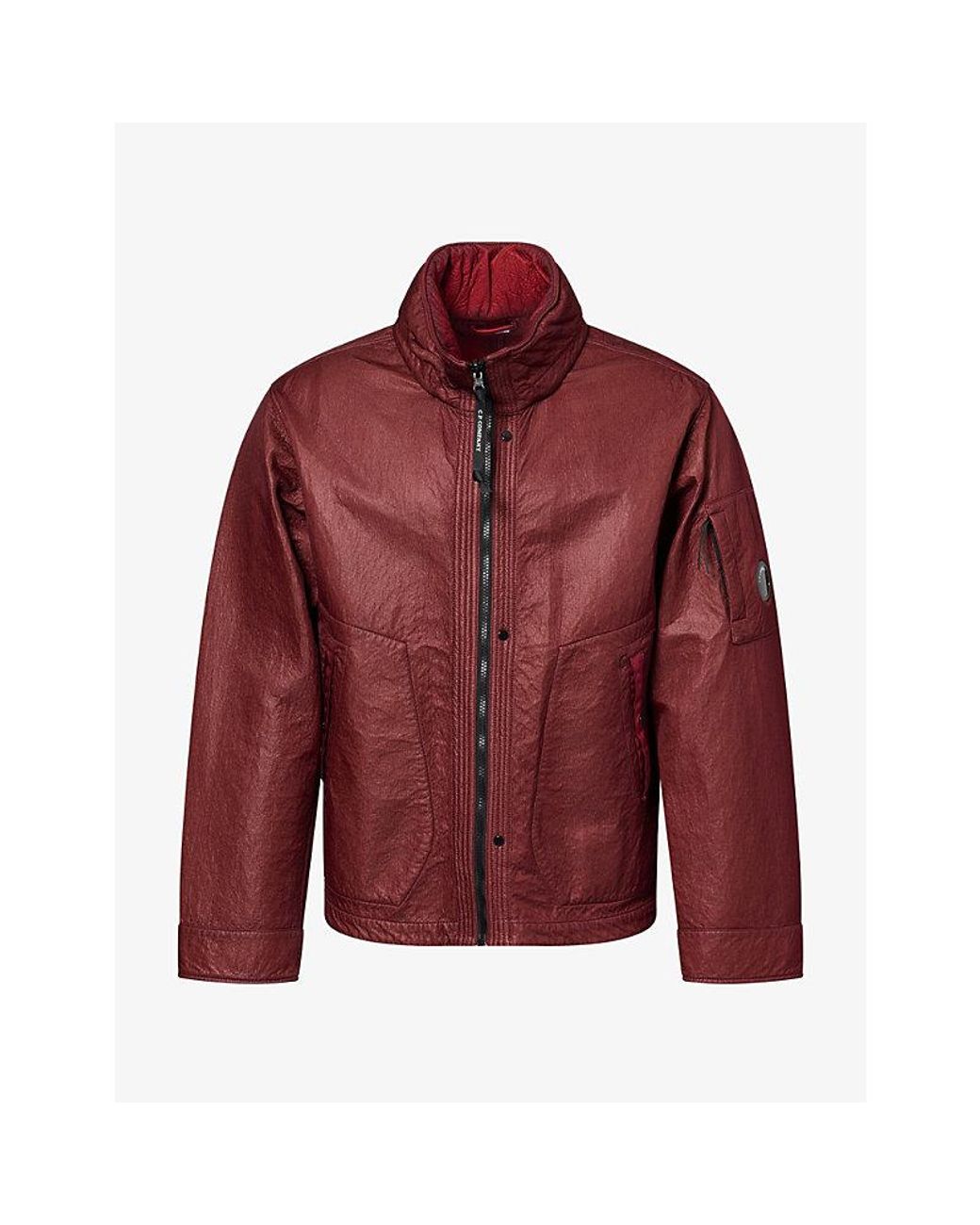 C P Company Red Bi-Face Reversible Shell Jacket for men