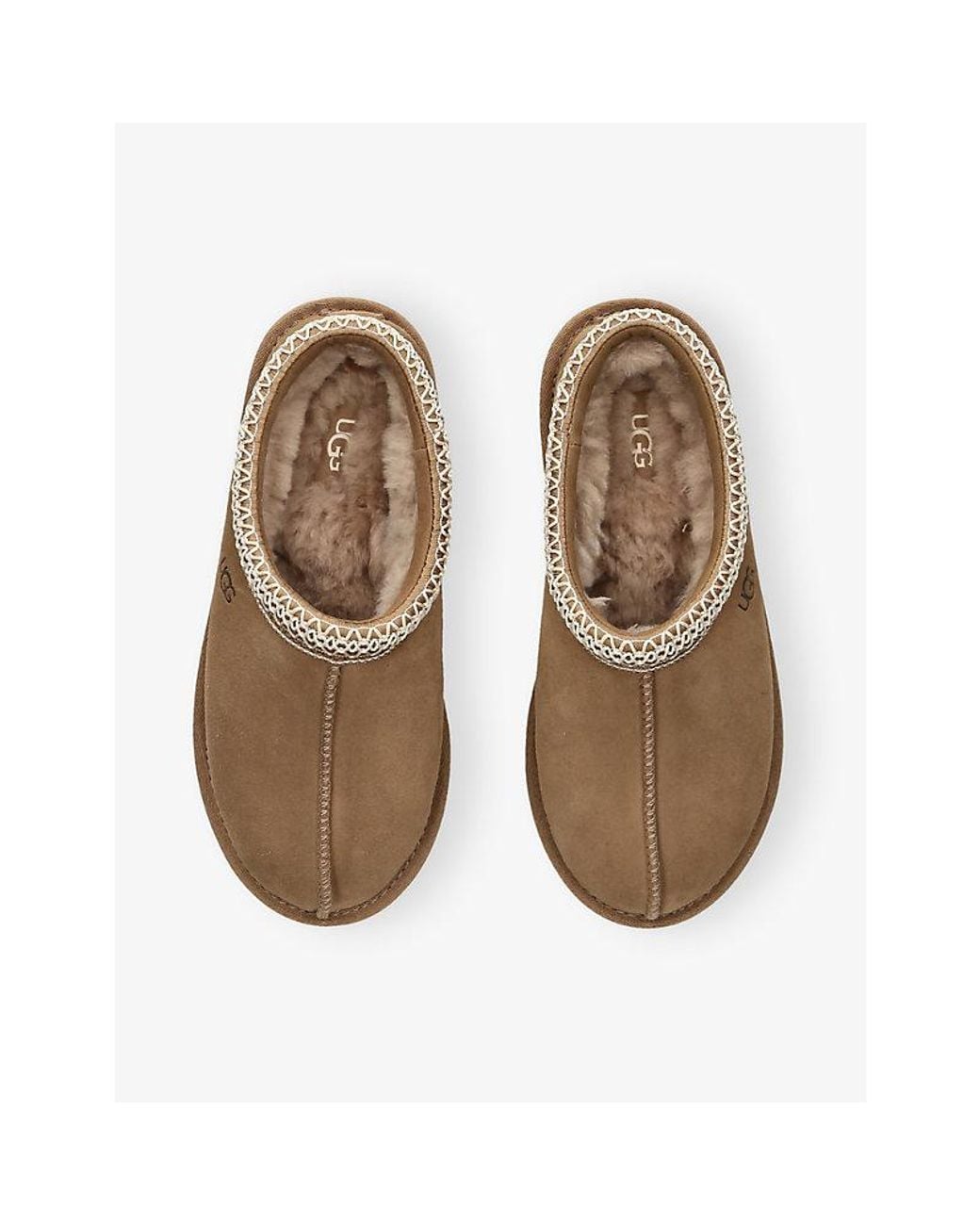 Ugg Brown Tasman Ii Suede Slippers