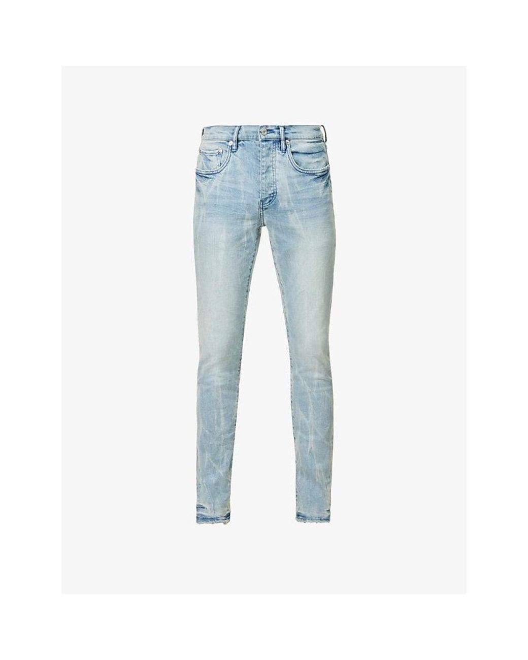 shopping online PURPLE Low Men Rise Slim Fit Denim Jeans - www ...