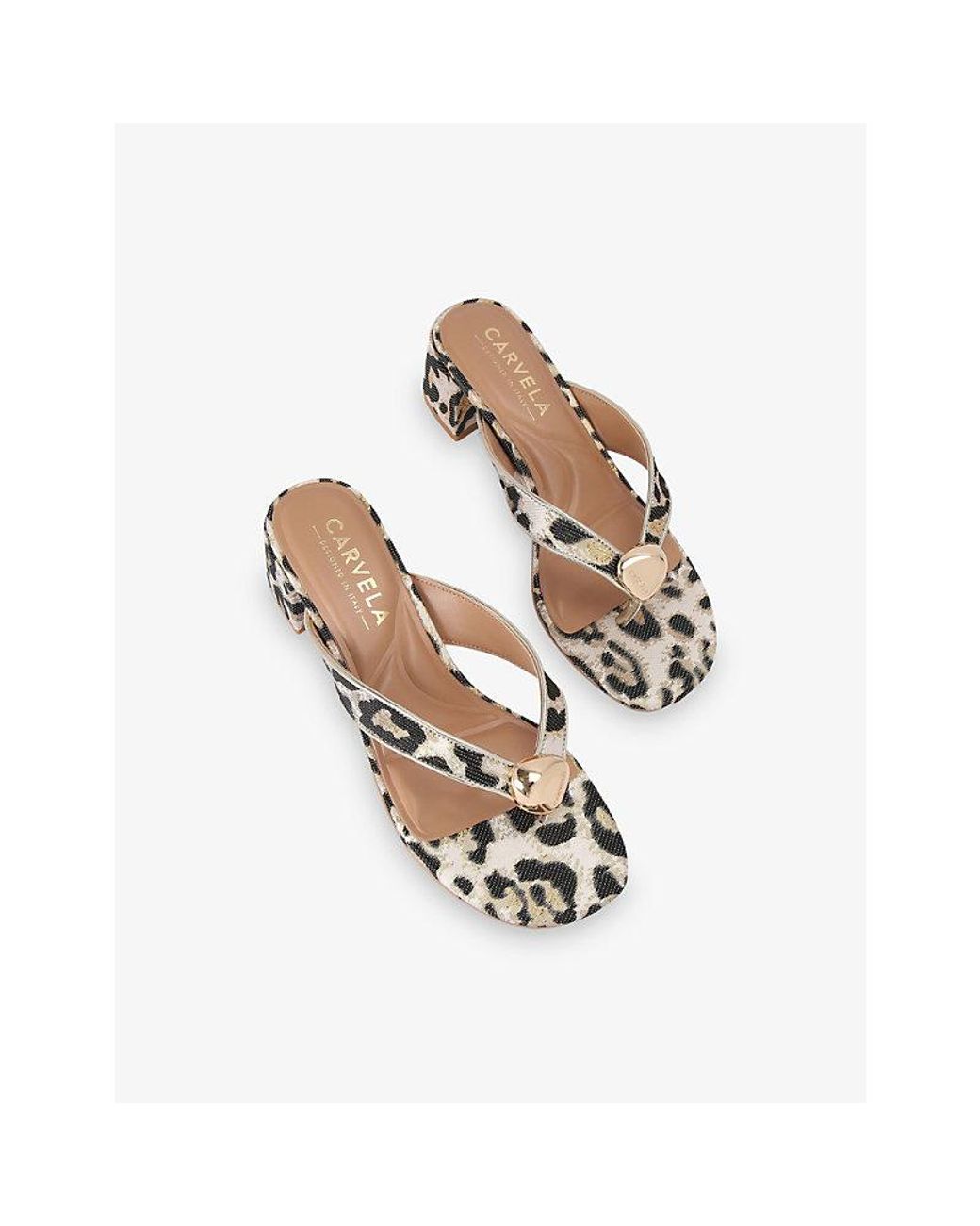 Carvela Kurt Geiger White Sorano Woven Heeled Sandals
