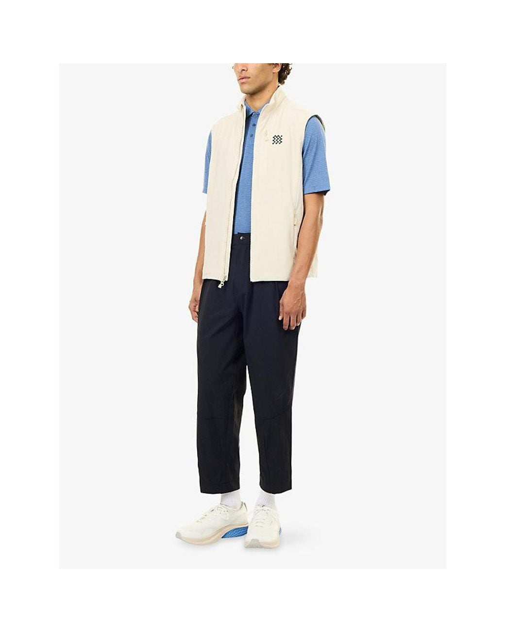 Manors Natural Insulated Course Stretch-Woven Gilet for men
