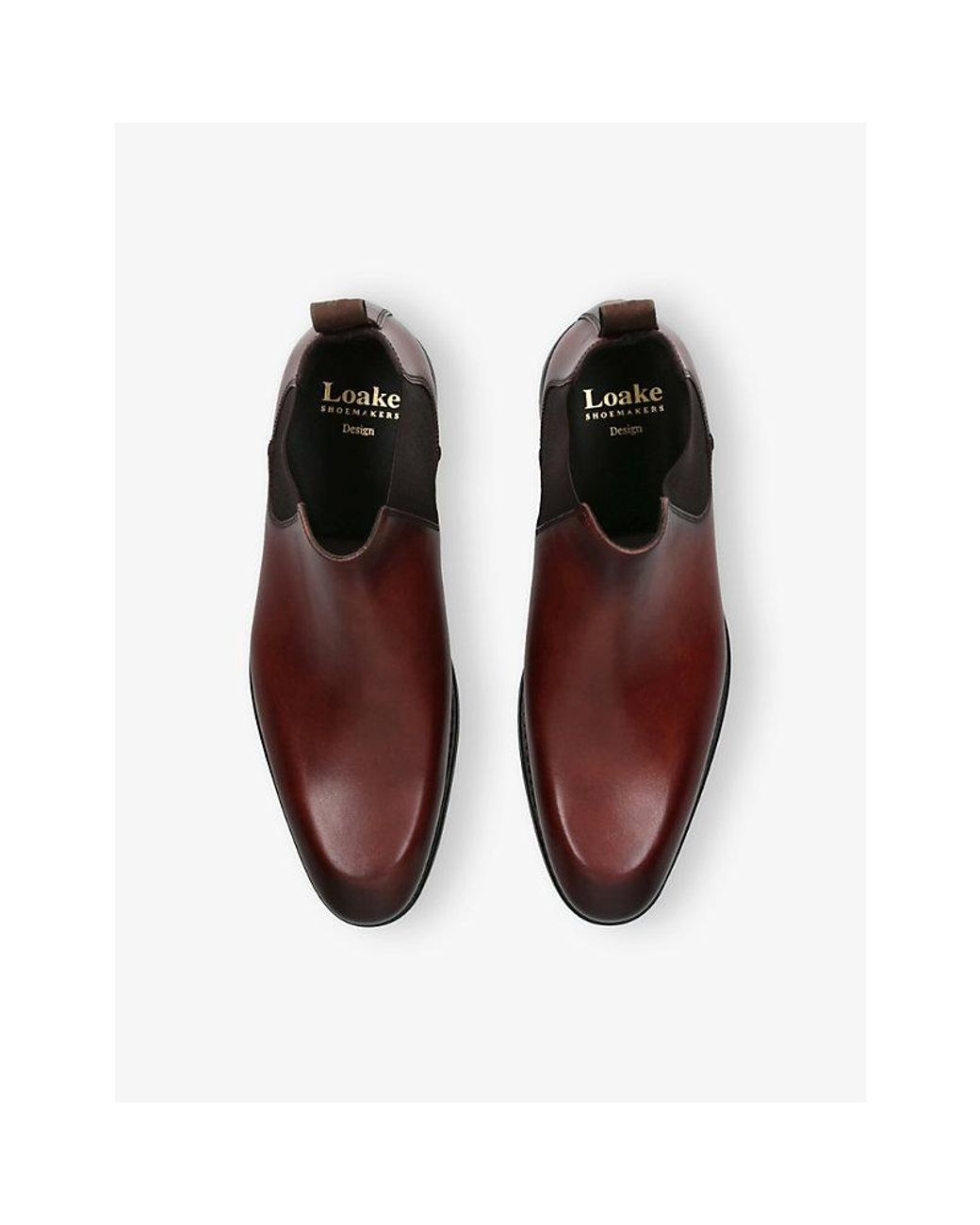 Loake Brown Mcbride Leather Chelsea Boots for men