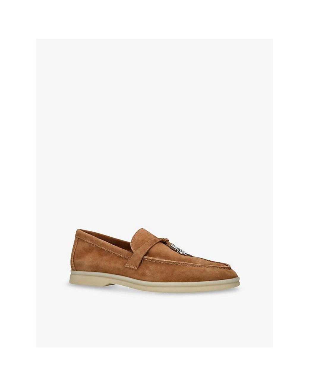Steve Madden Brown Portland Suede Loafers