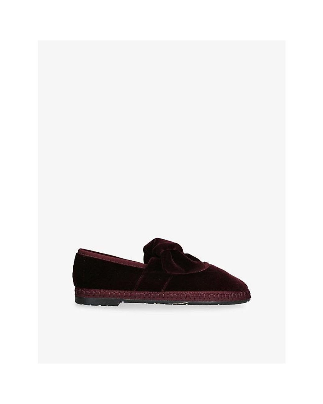 Flabelus Black Lyra Velvet Slippers