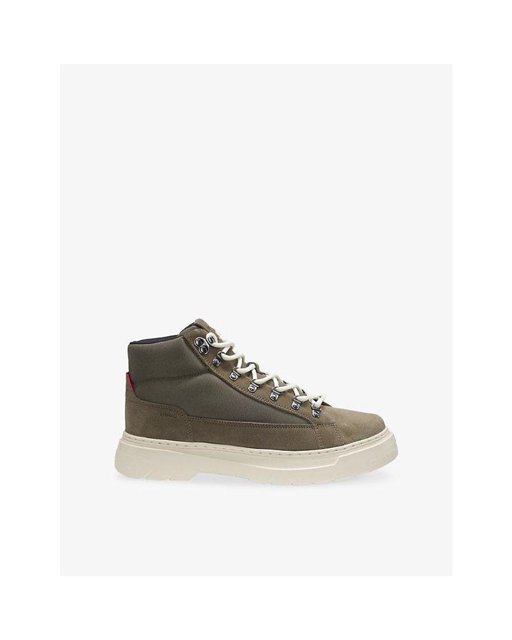 HUGO Multicolor Hybrid Suede Leather Boots for men
