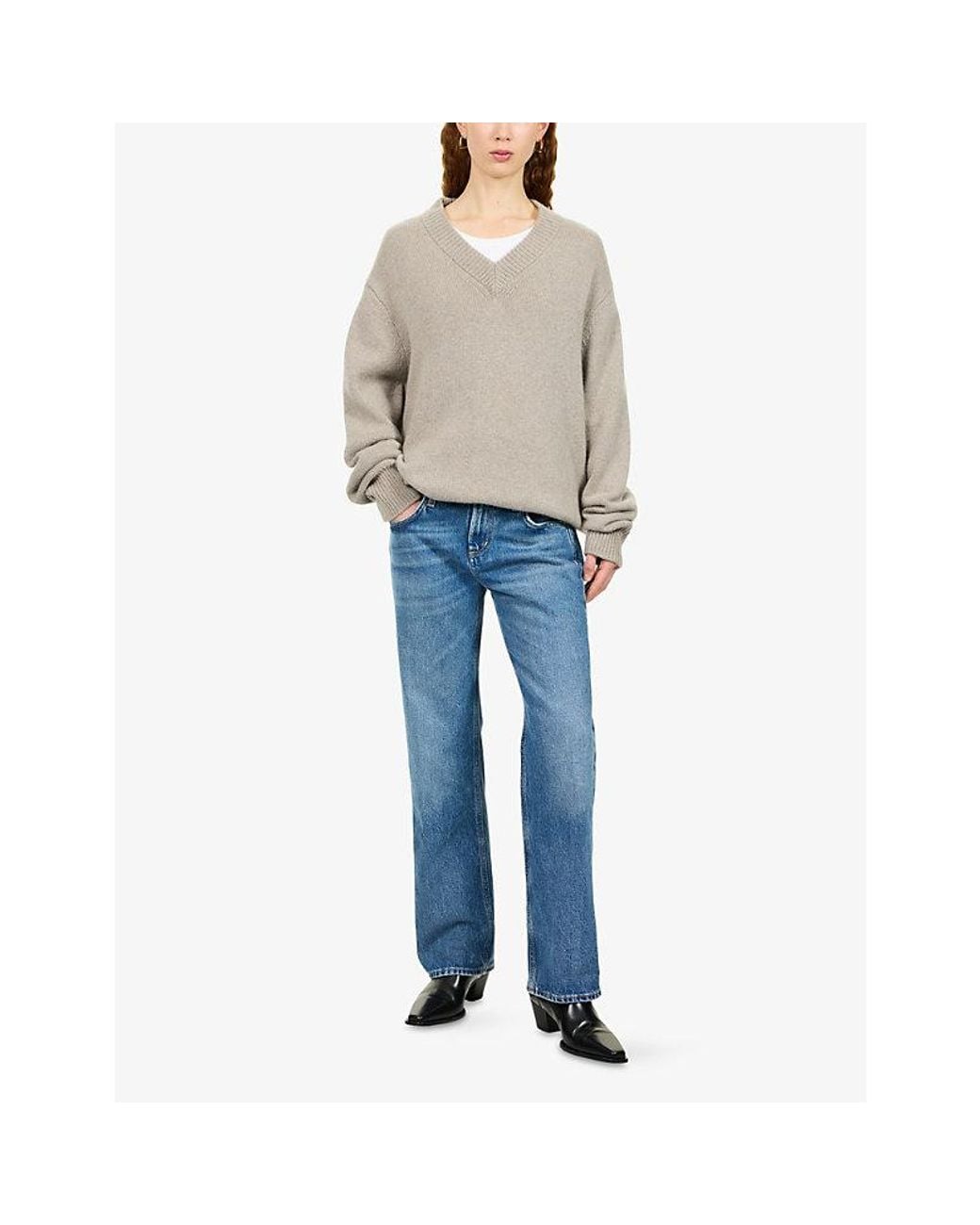 Citizens of Humanity Blue Faye Vintage Straight 30 Cotton Jeans