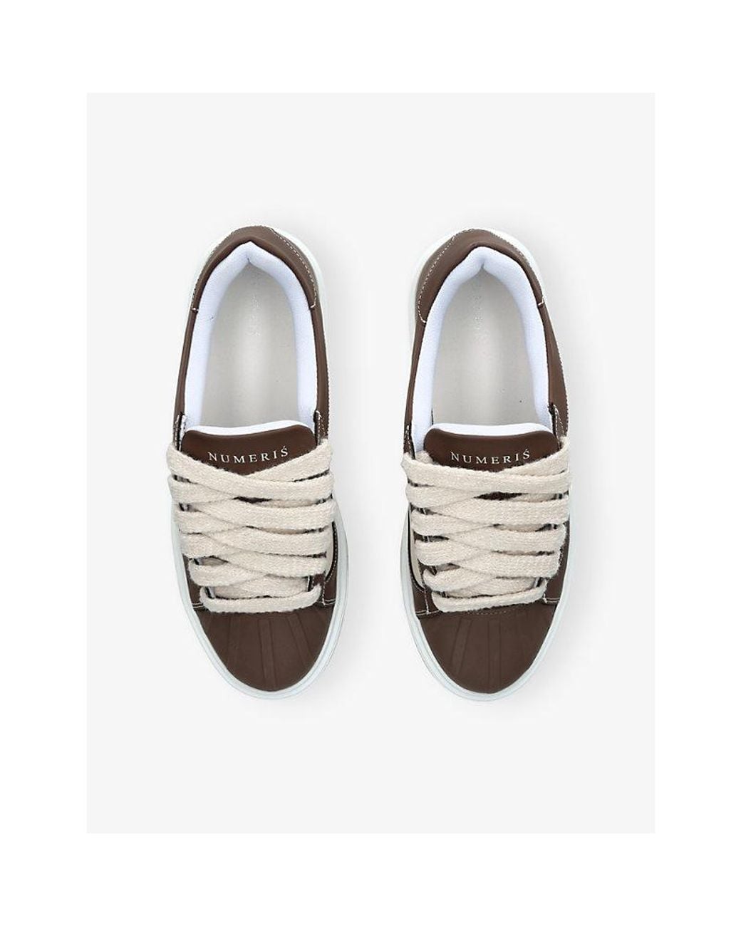 NUMERIS Multicolor Eclipse Leather Trainers for men