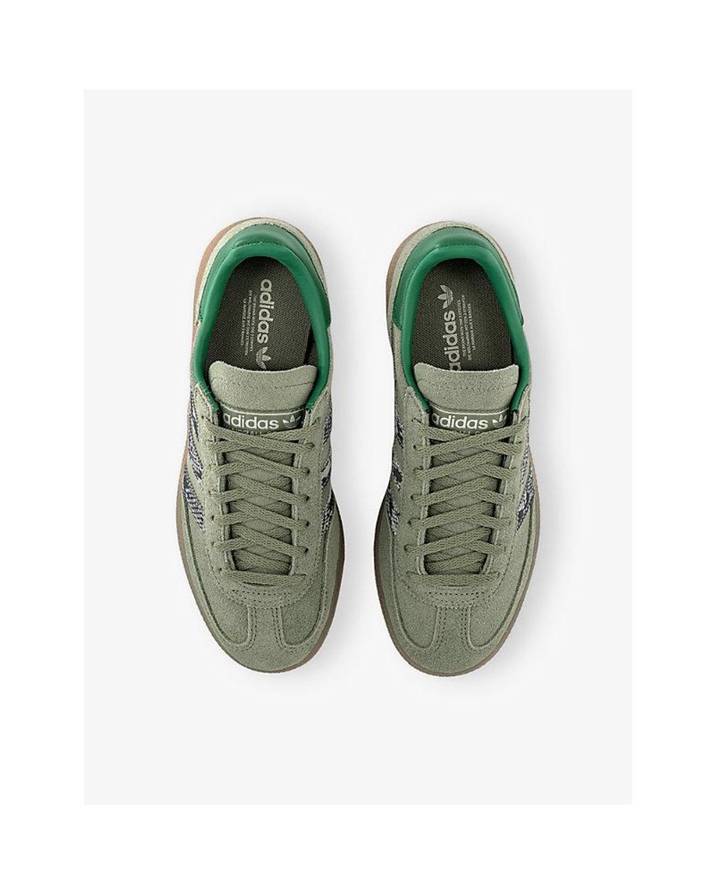 Adidas Green Handball Spezial Suede Trainers
