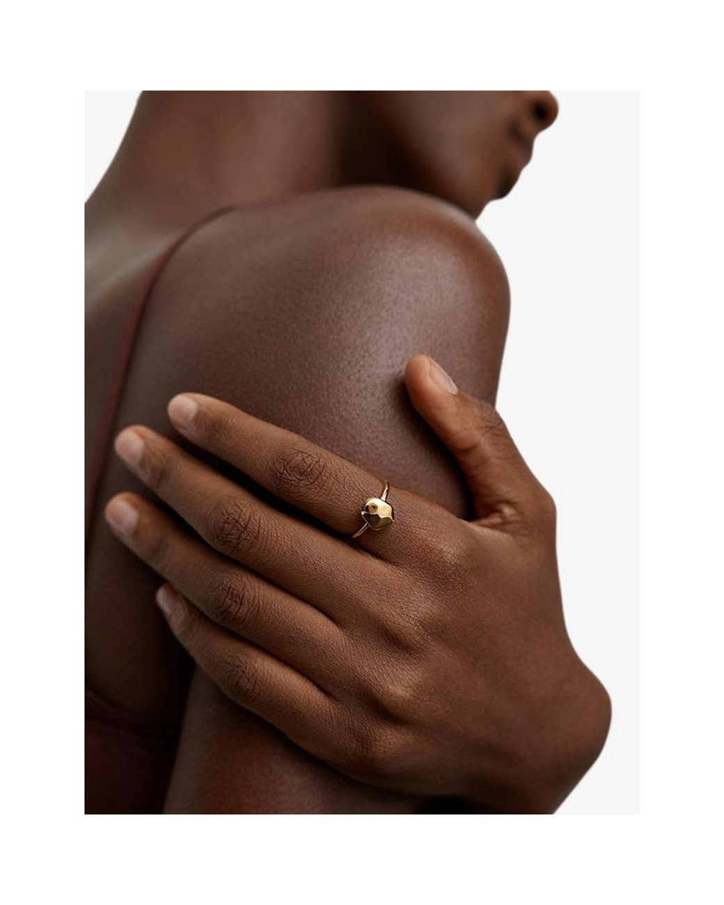 Monica Vinader Metallic Mv Odyssey 18Ct Vermeil Stacking Ring